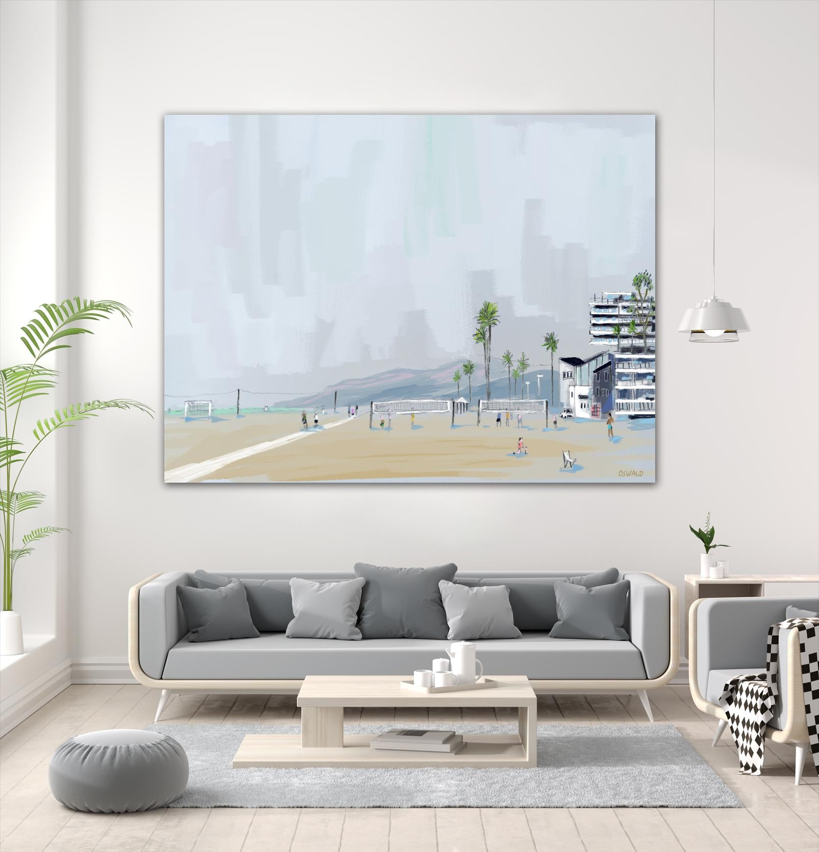 Annenberg Beach House by Pete Oswald on GIANT ART - multicolor landscapes; coastal