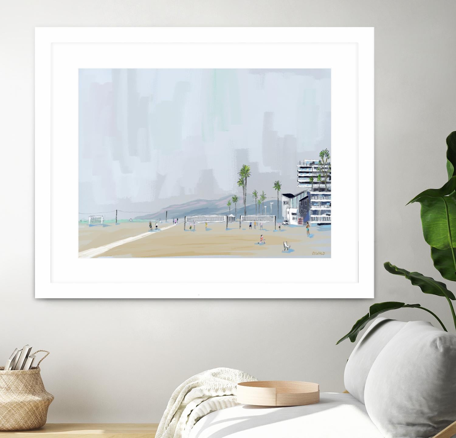 Annenberg Beach House by Pete Oswald on GIANT ART - multicolor landscapes; coastal