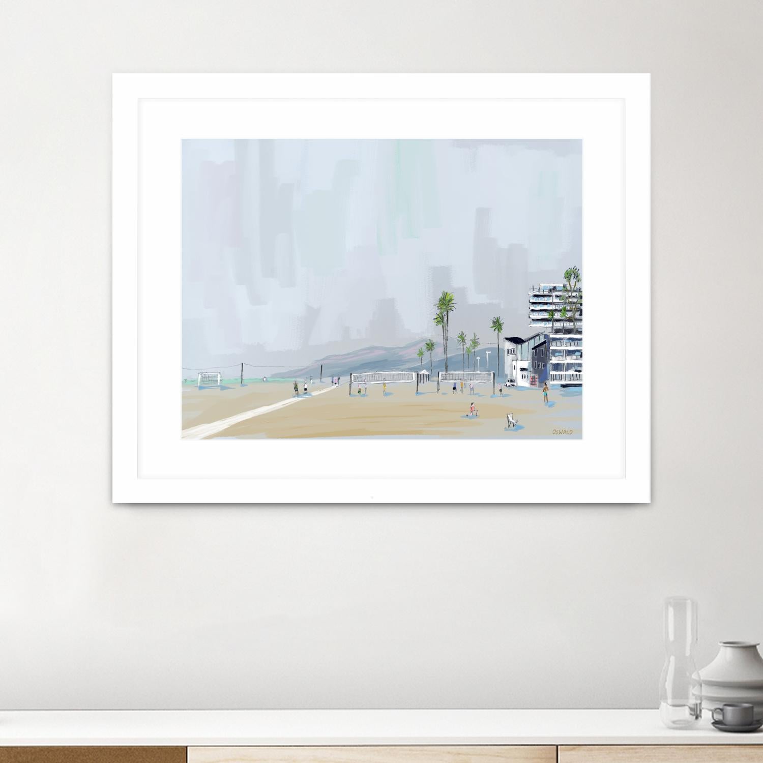 Annenberg Beach House by Pete Oswald on GIANT ART - multicolor landscapes; coastal