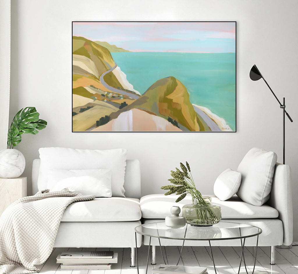 Big Sycamore Canyon by Pete Oswald on GIANT ART - multicolor landscapes; coastal