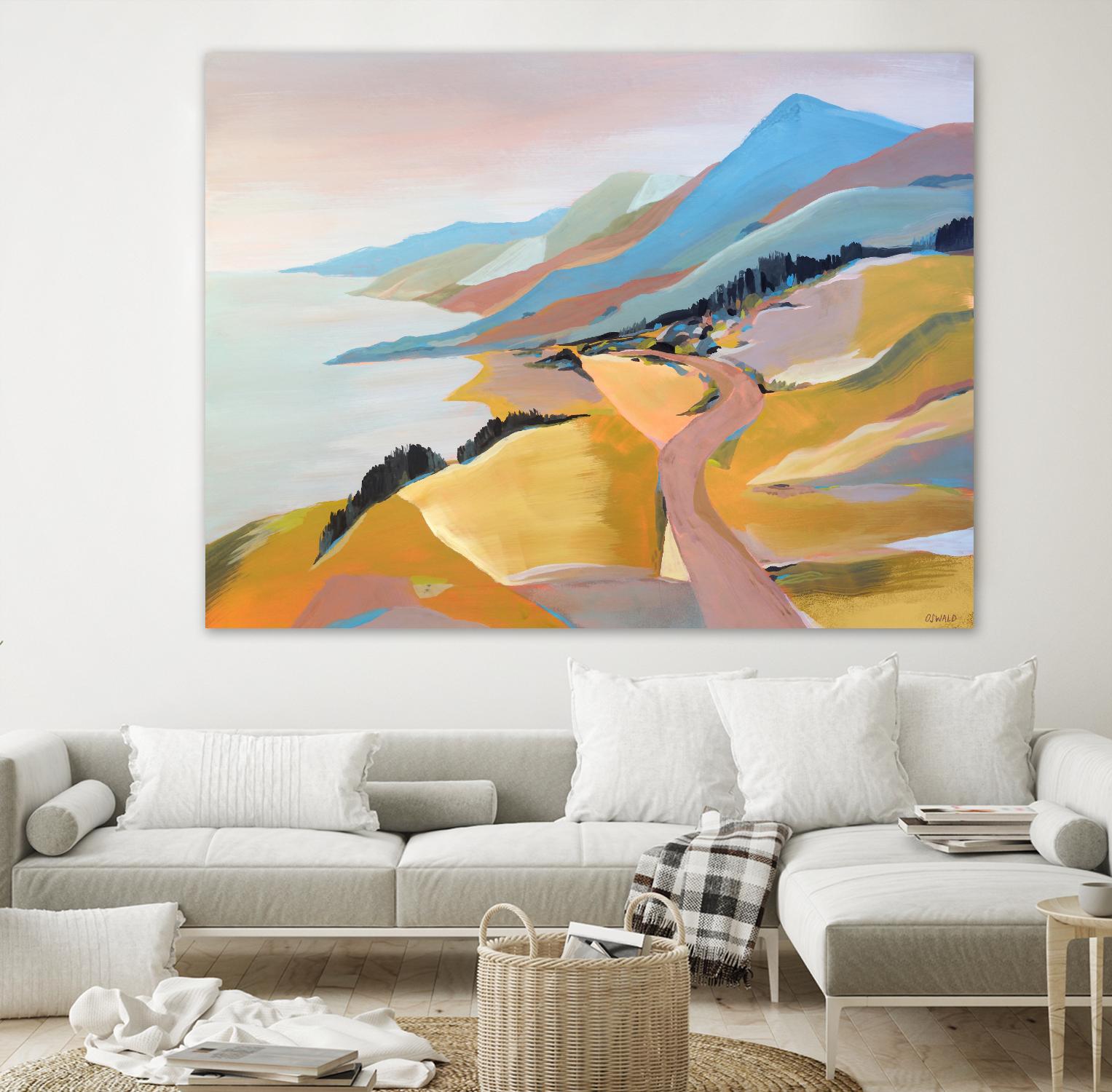 Monterey to The Sea by Pete Oswald on GIANT ART - multicolor landscapes; coastal