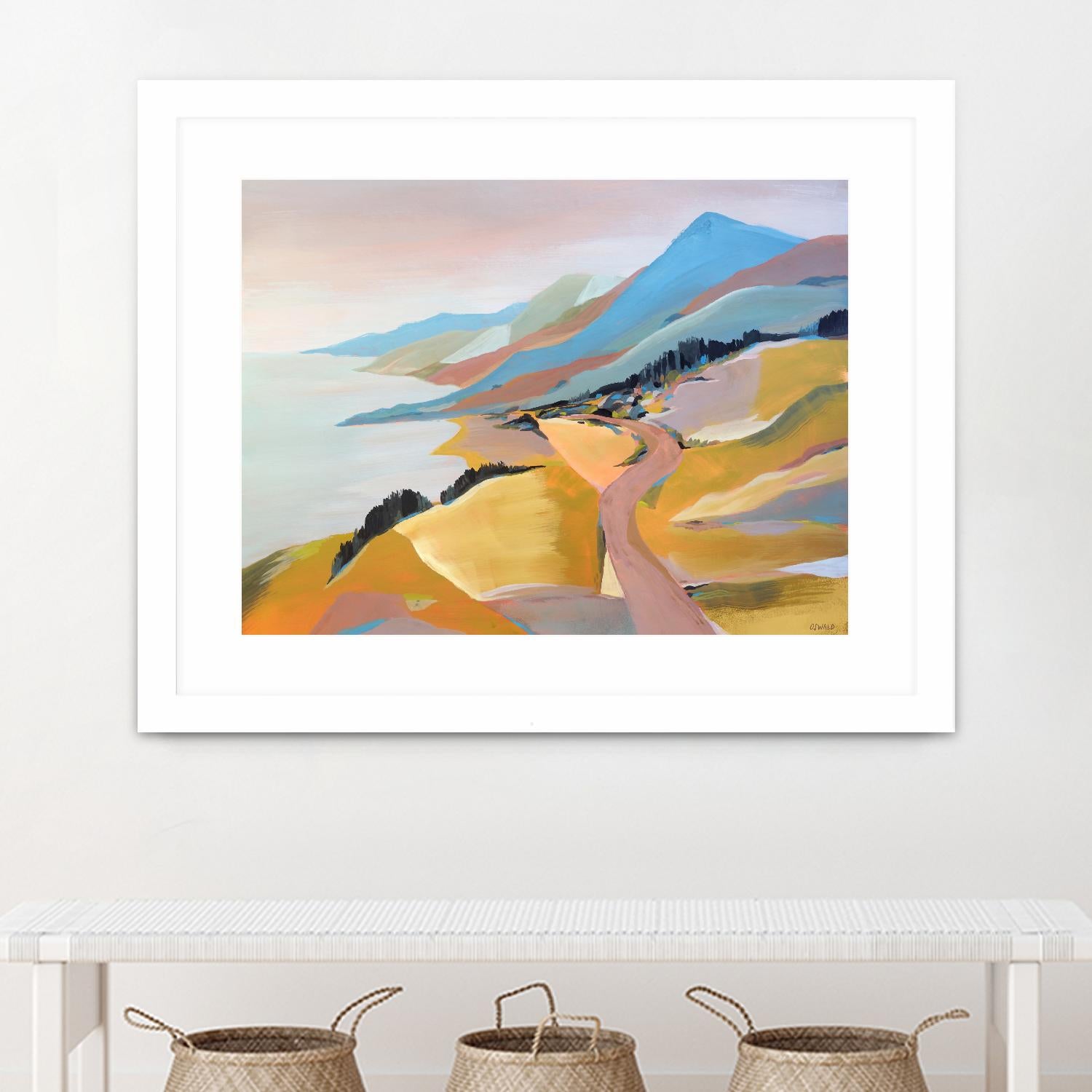 Monterey to The Sea by Pete Oswald on GIANT ART - multicolor landscapes; coastal