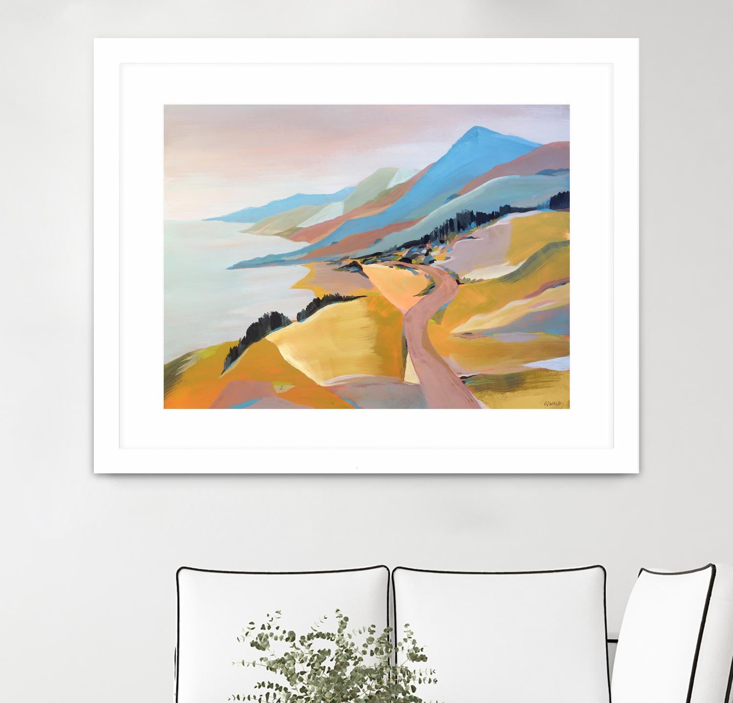 Monterey to The Sea by Pete Oswald on GIANT ART - multicolor landscapes; coastal