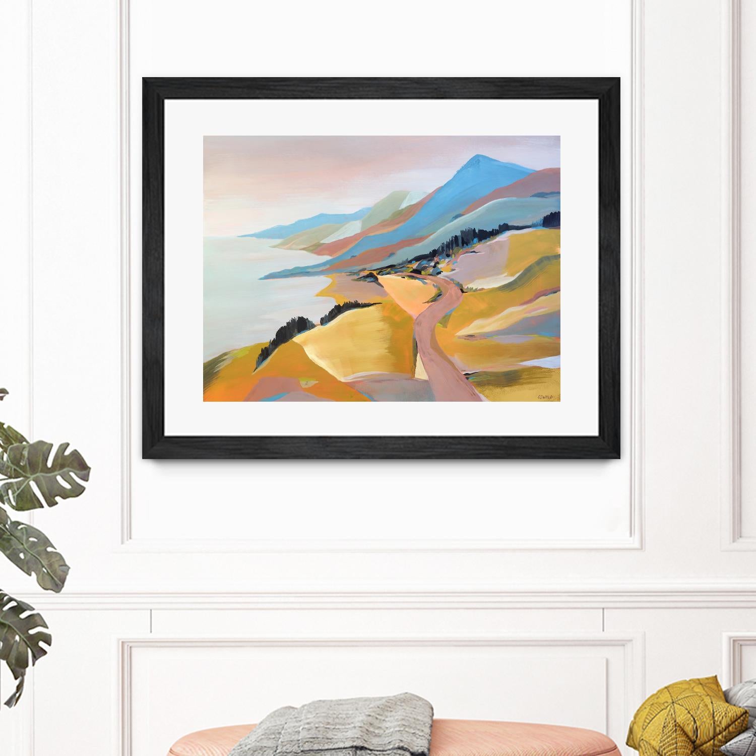 Monterey to The Sea by Pete Oswald on GIANT ART - multicolor landscapes; coastal