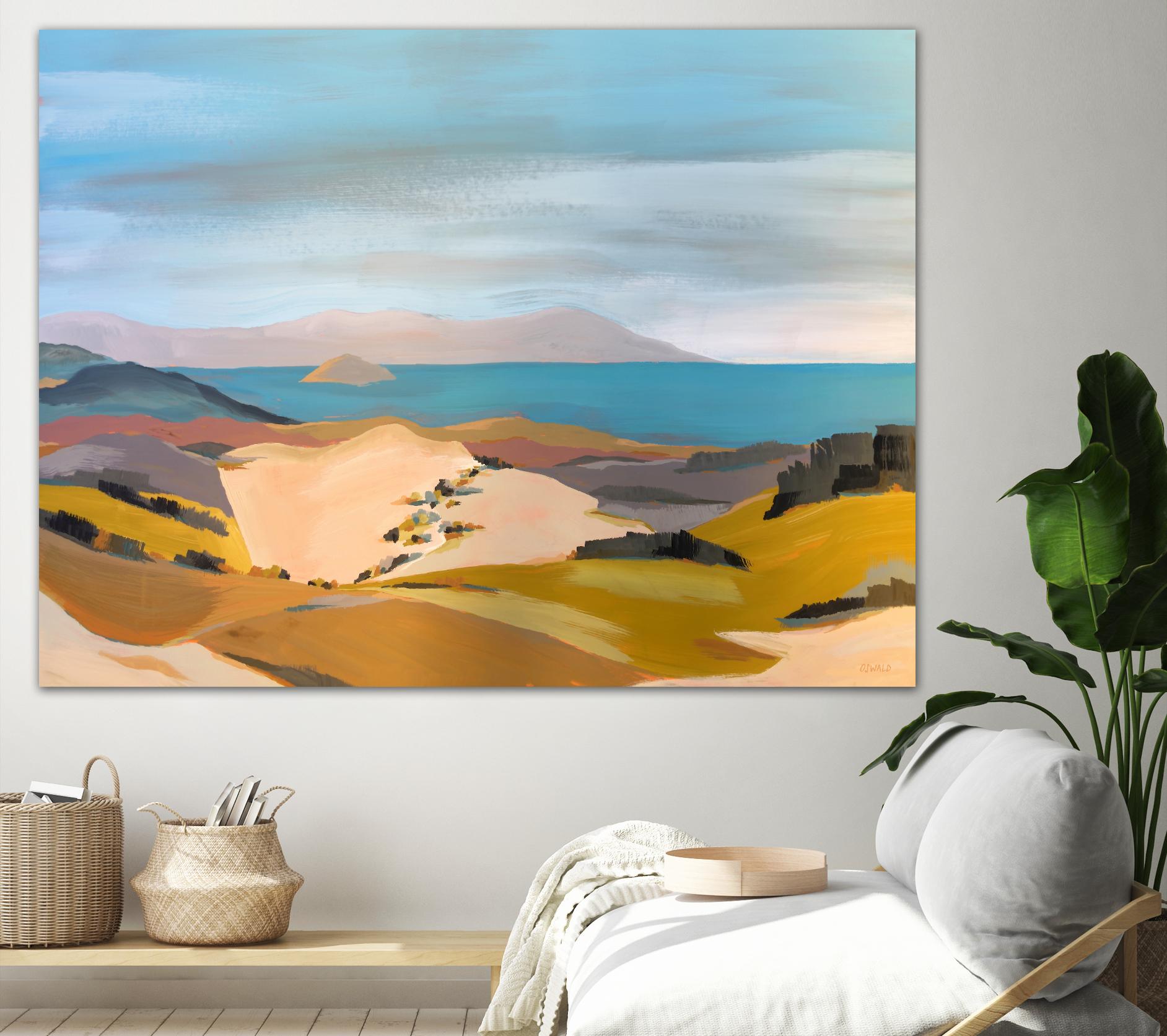 San Luis Obispo by Pete Oswald on GIANT ART - multicolor landscapes; coastal