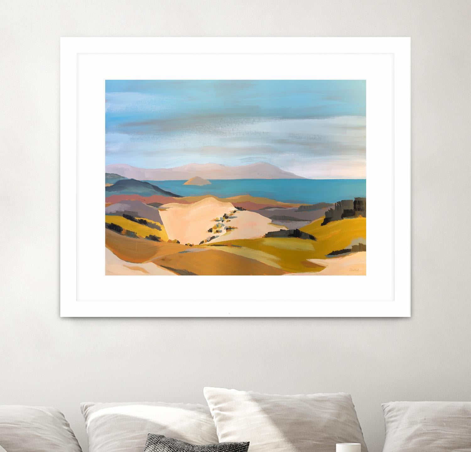 San Luis Obispo by Pete Oswald on GIANT ART - multicolor landscapes; coastal