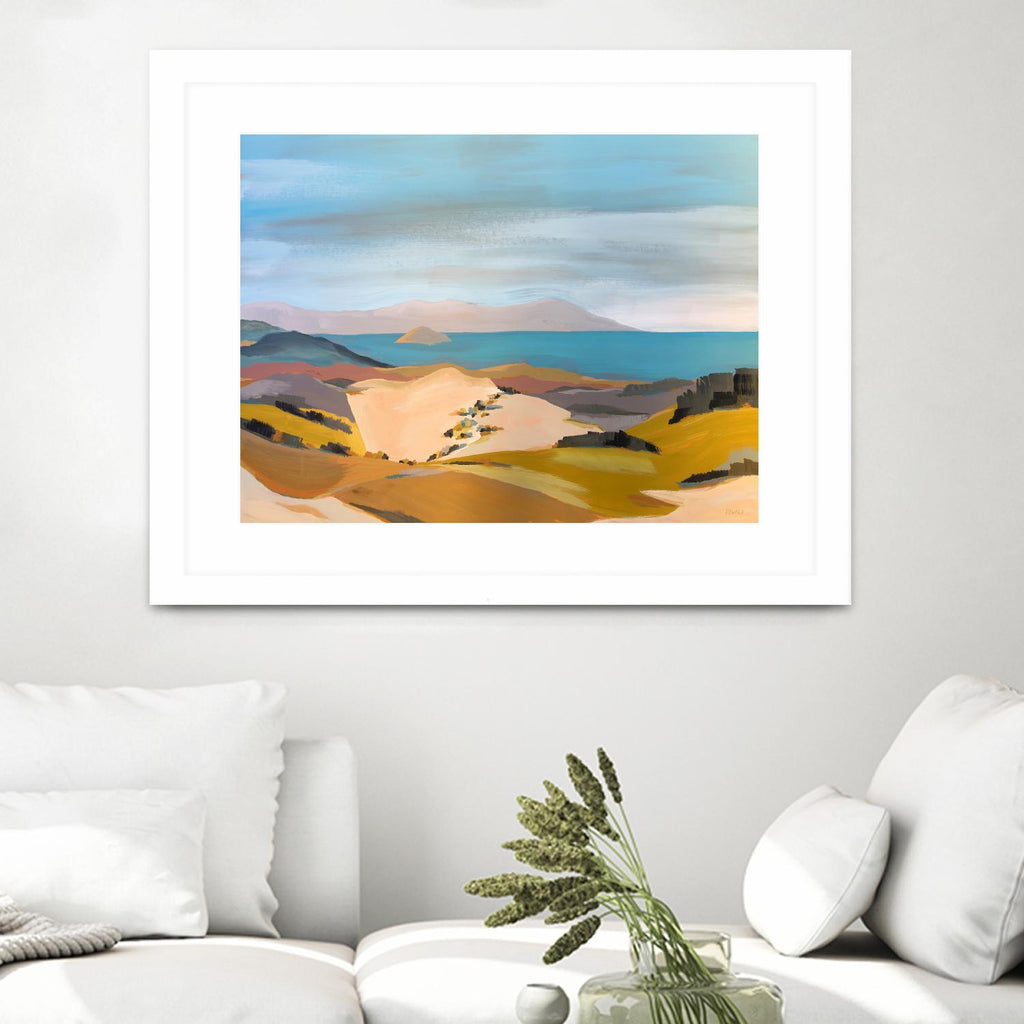 San Luis Obispo by Pete Oswald on GIANT ART - multicolor landscapes; coastal