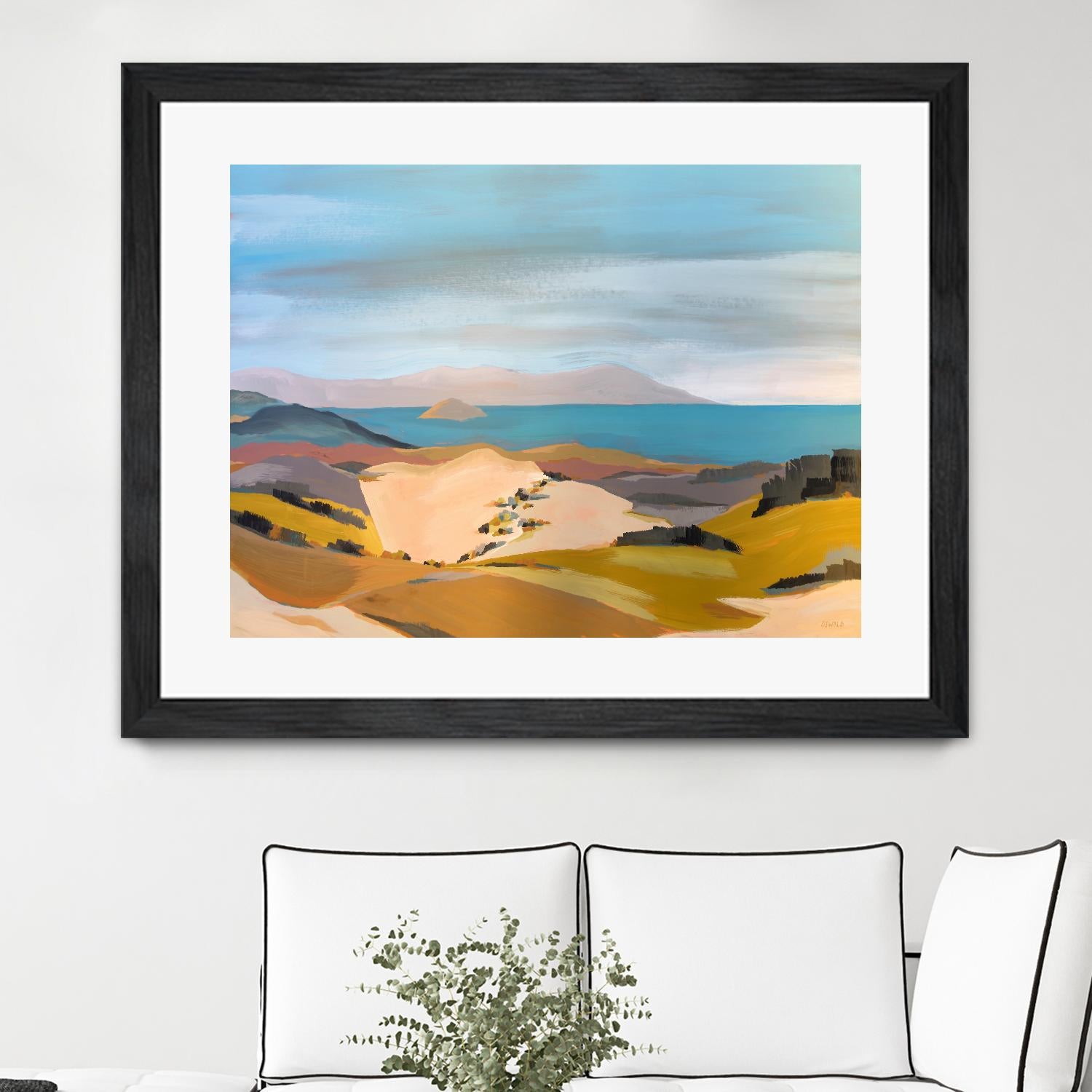 San Luis Obispo by Pete Oswald on GIANT ART - multicolor landscapes; coastal