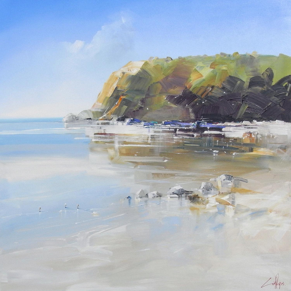 Coast Line by Craig Trewin Penny on GIANT ART - multi coastal, contemporary, landscapes, beaches, ocean