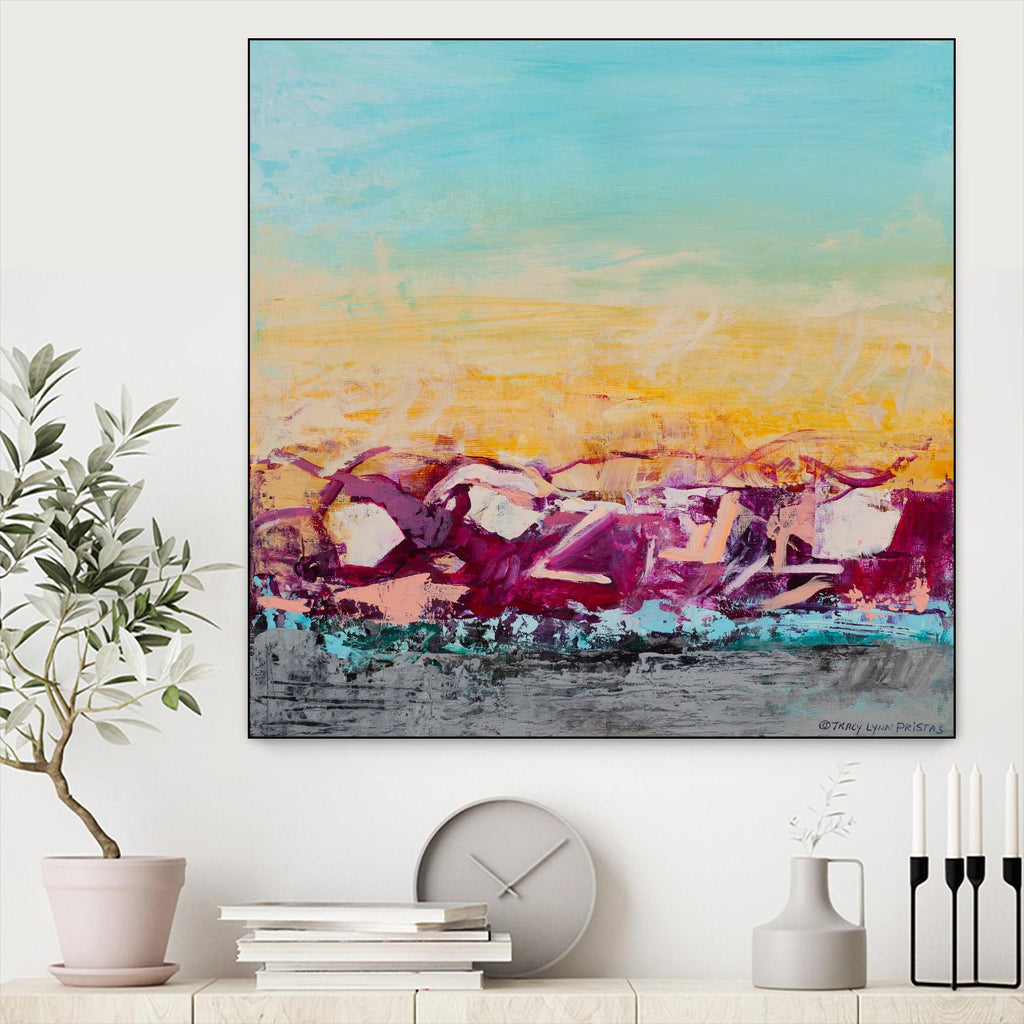Whispered Wanderlust III by Tracy Lynn Pristas on GIANT ART - multicolor abstracts; contemporary
