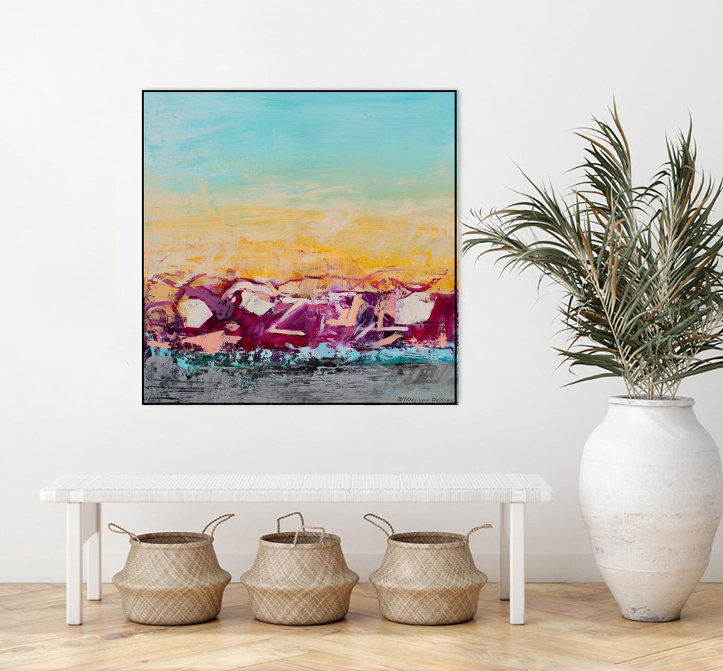 Whispered Wanderlust III by Tracy Lynn Pristas on GIANT ART - multicolor abstracts; contemporary