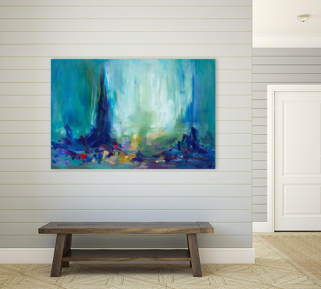 Here and There by Sarah Parsons on GIANT ART - multicolor abstracts; contemporary