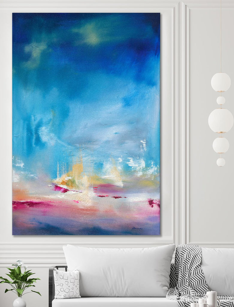 Scene Unseen by Sarah Parsons on GIANT ART - multicolor abstracts; contemporary