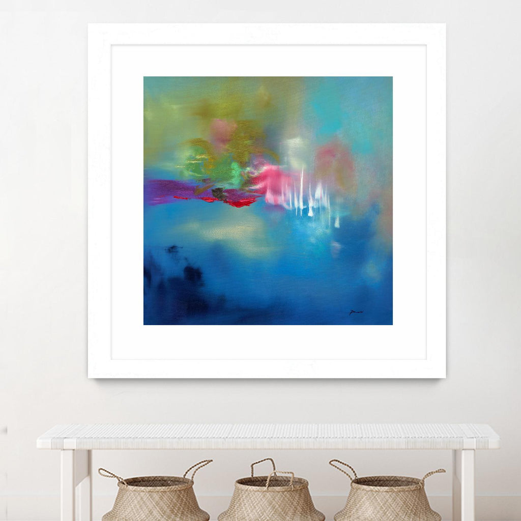 Water Garden by Sarah Parsons on GIANT ART - multicolor abstracts; contemporary