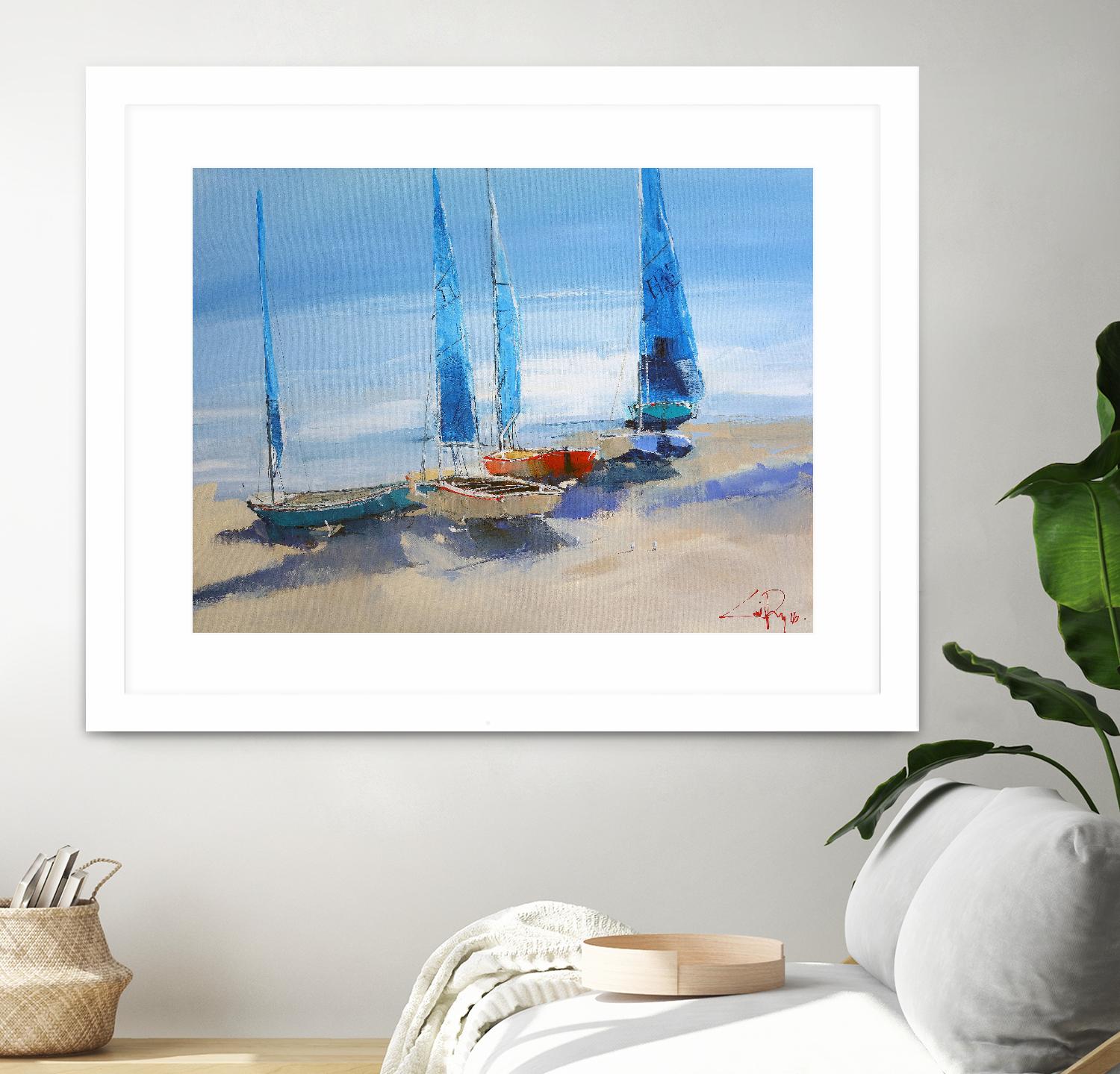 Before The Sail by Craig Trewin Penny on GIANT ART - multicolor coastal; landscapes