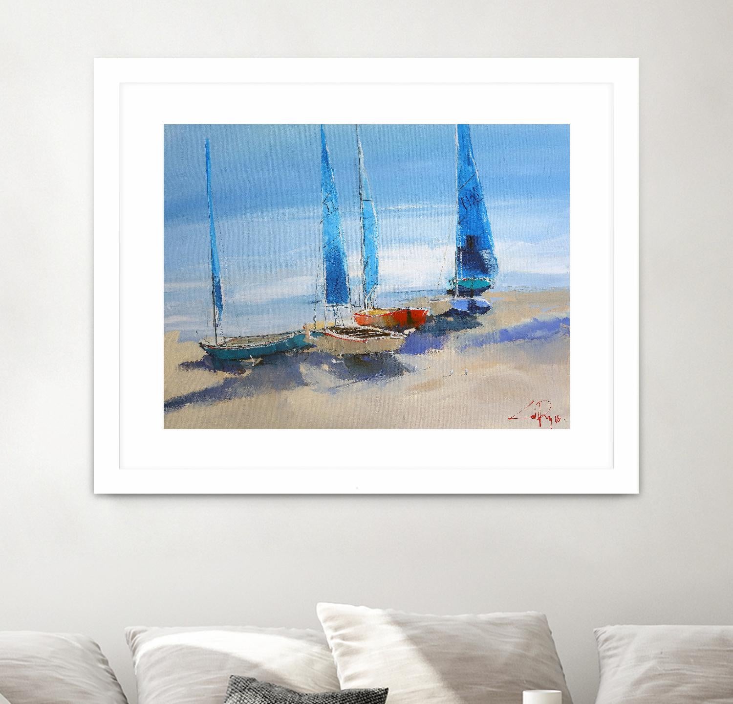 Before The Sail by Craig Trewin Penny on GIANT ART - multicolor coastal; landscapes