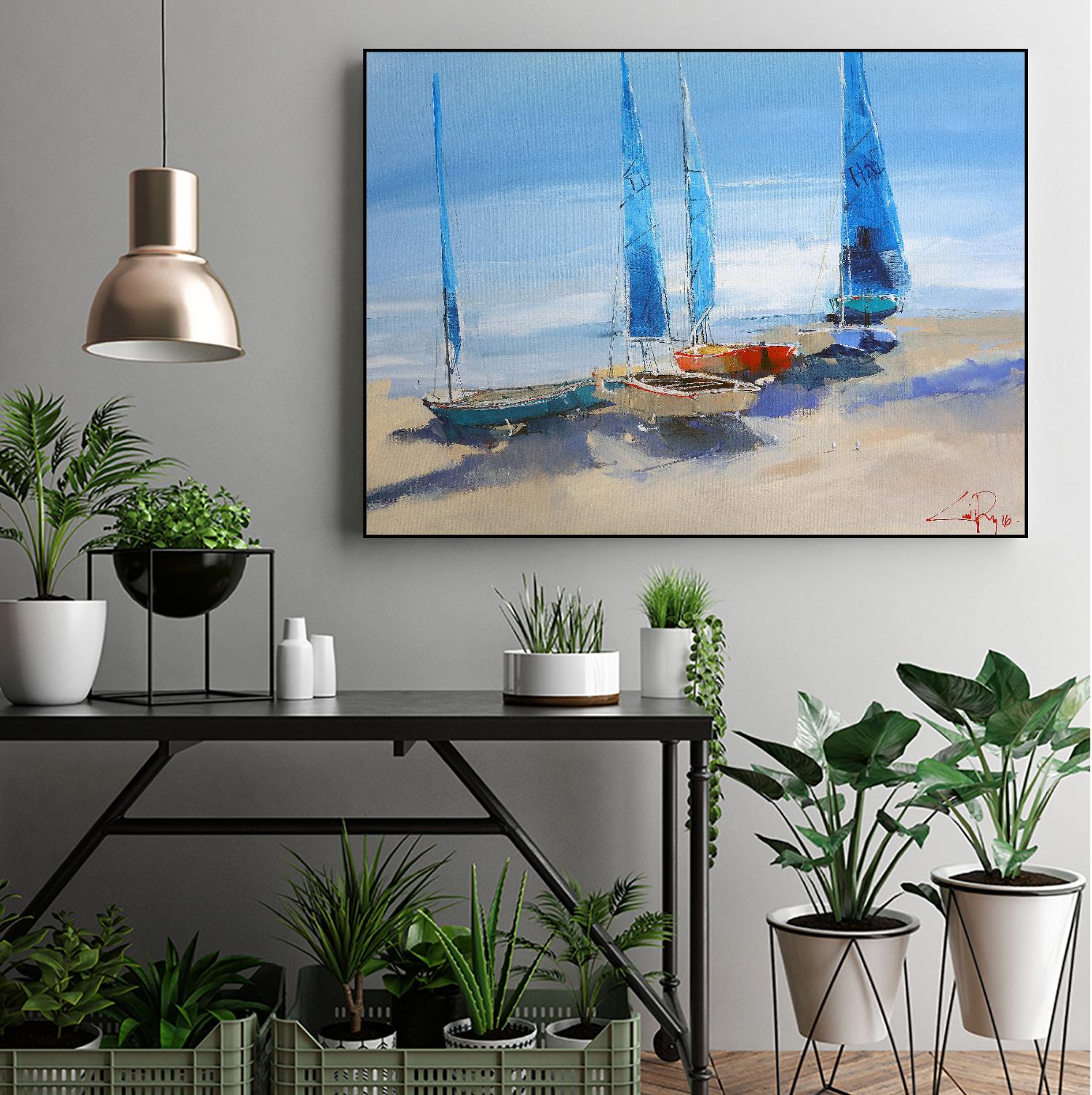 Before The Sail by Craig Trewin Penny on GIANT ART - multicolor coastal; landscapes