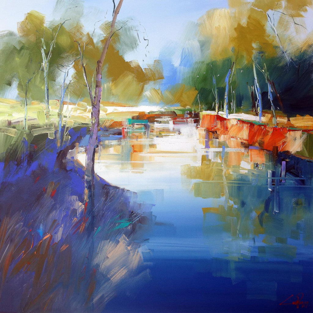 Morning at Cobram par Craig Trewin Penny sur GIANT ART - paysages multicolores