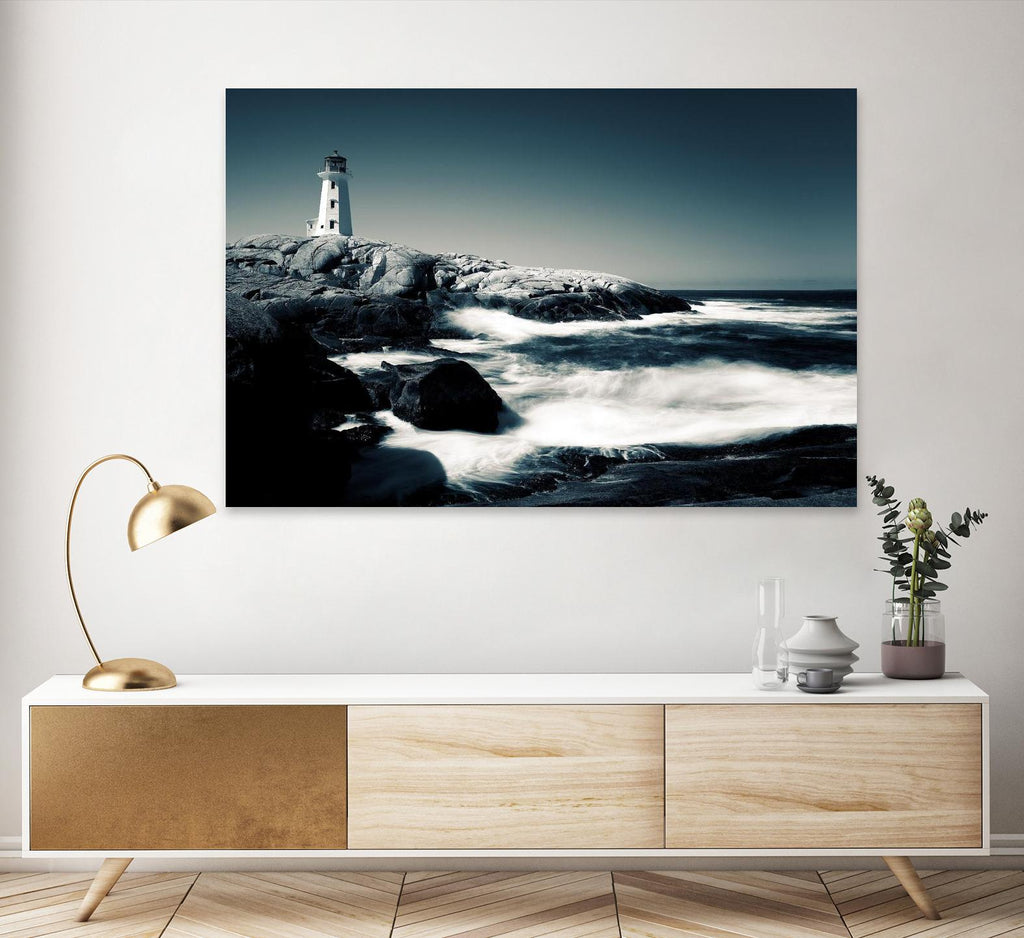 Lighthouse, Peggy’s Cove by David W. Pollard on GIANT ART - multicolor photography; coastal; landscapes