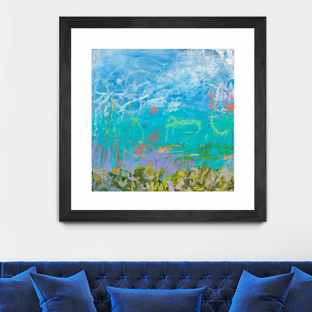 Cerulean Escapes I by Tracy Lynn Pristas on GIANT ART - multicolor abstracts; contemporary