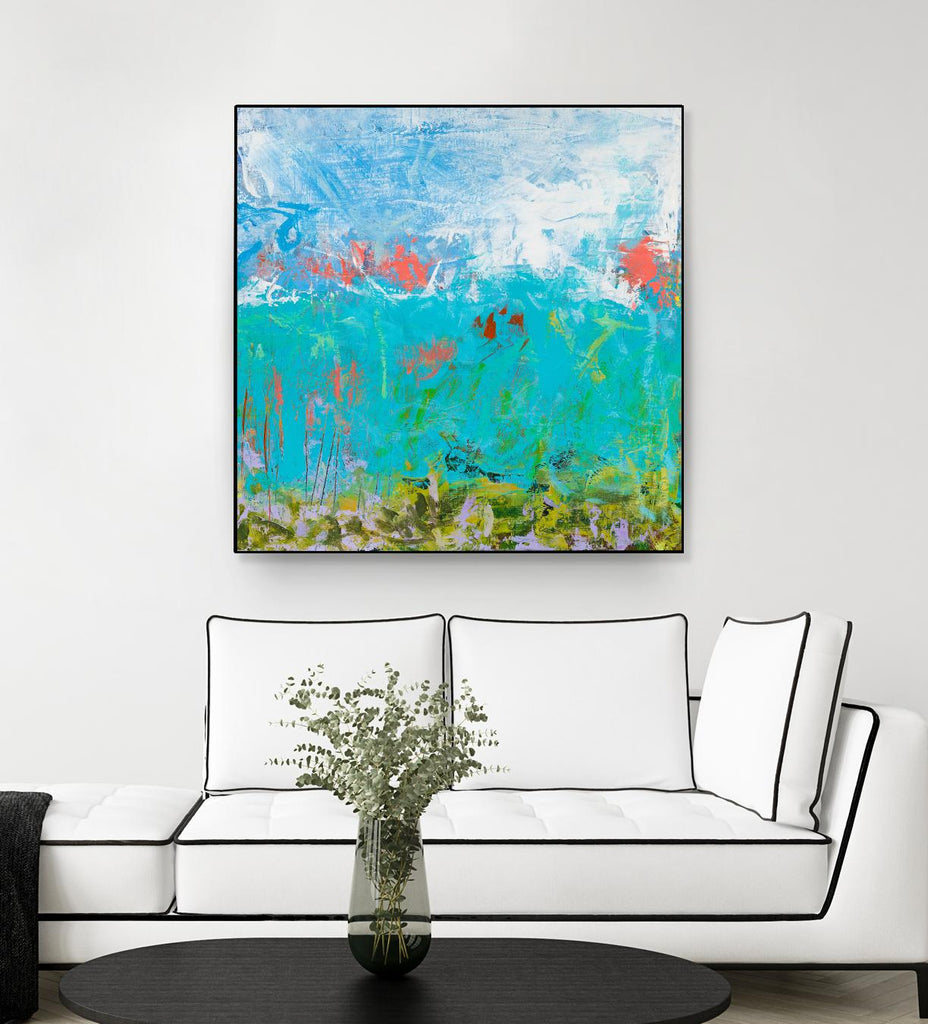 Cerulean Escapes II by Tracy Lynn Pristas on GIANT ART - multicolor abstracts; contemporary