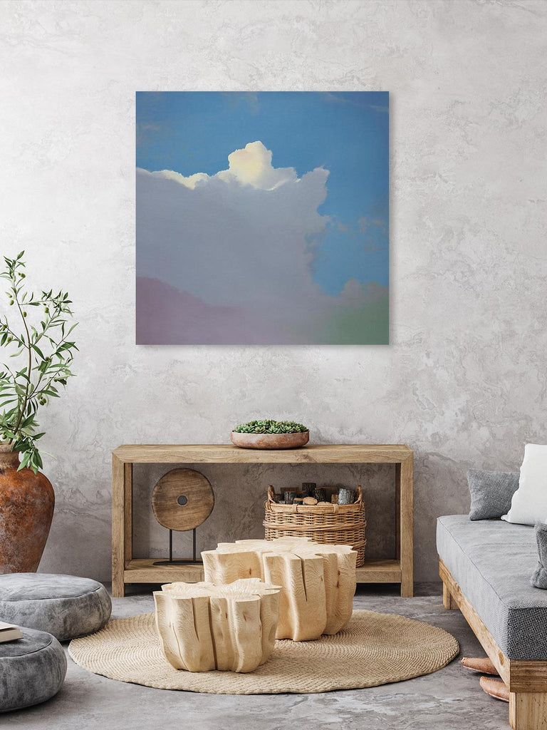 Sundae by Cap Pannell on GIANT ART - blue, yellow contemporary, landscapes, clouds
