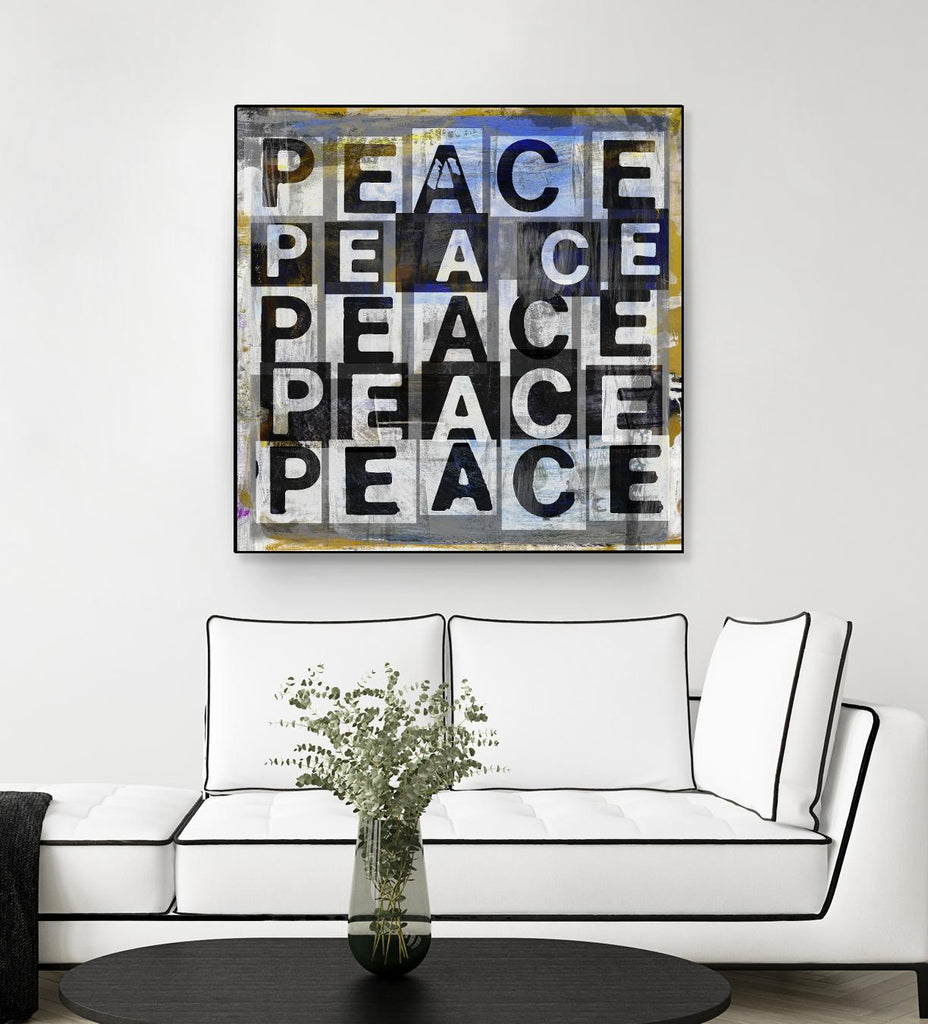 Peace par Sven Pfrommer sur GIANT ART - multi inspirationnel, nouveauté, surréalisme urbain/pop, design/type