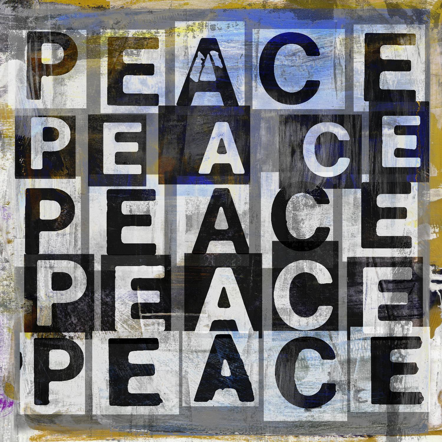 Peace par Sven Pfrommer sur GIANT ART - multi inspirationnel, nouveauté, surréalisme urbain/pop, design/type