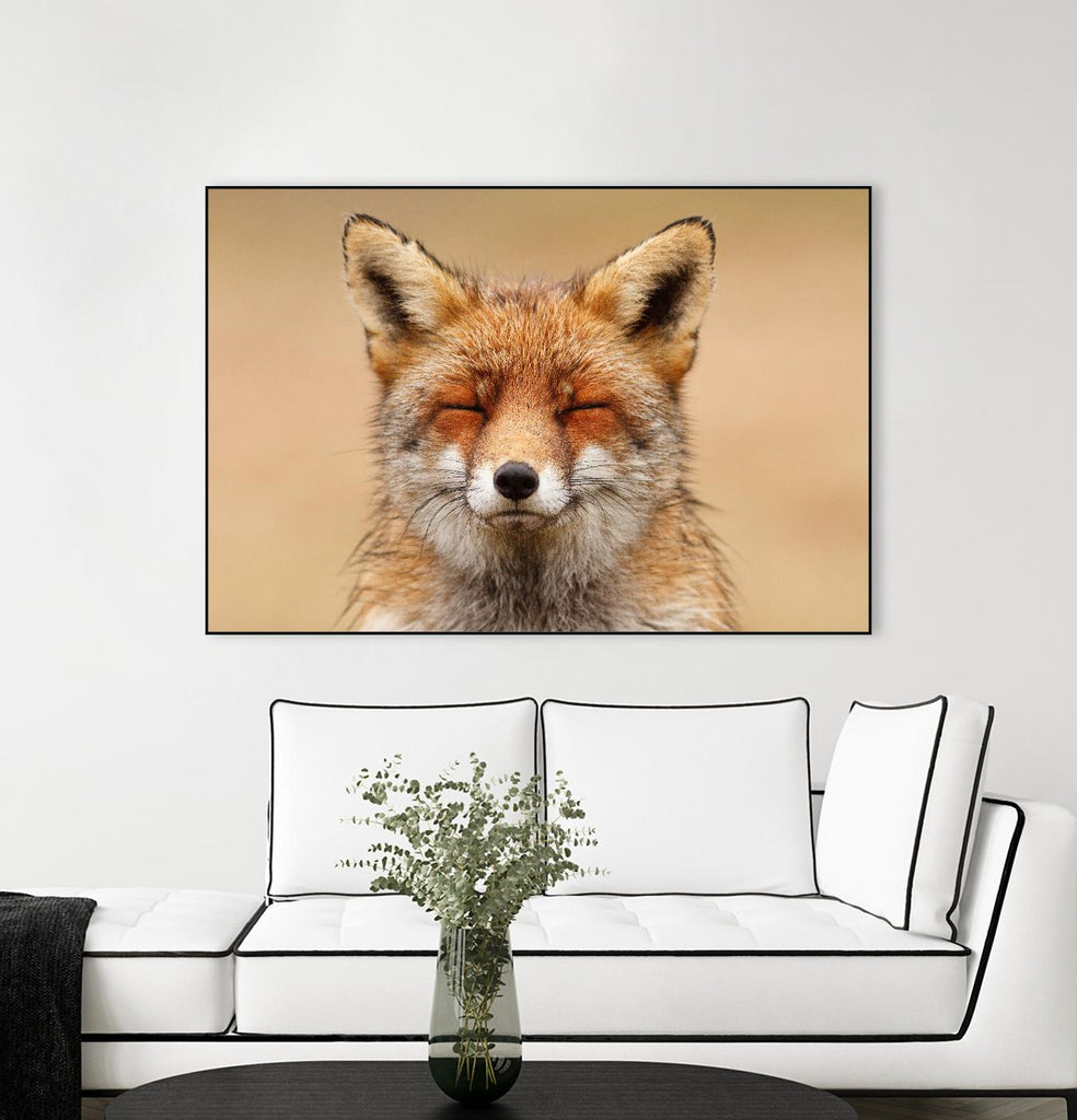 Zen Fox Red Portrait by Roeselien Raimond on GIANT ART - multicolor animals
