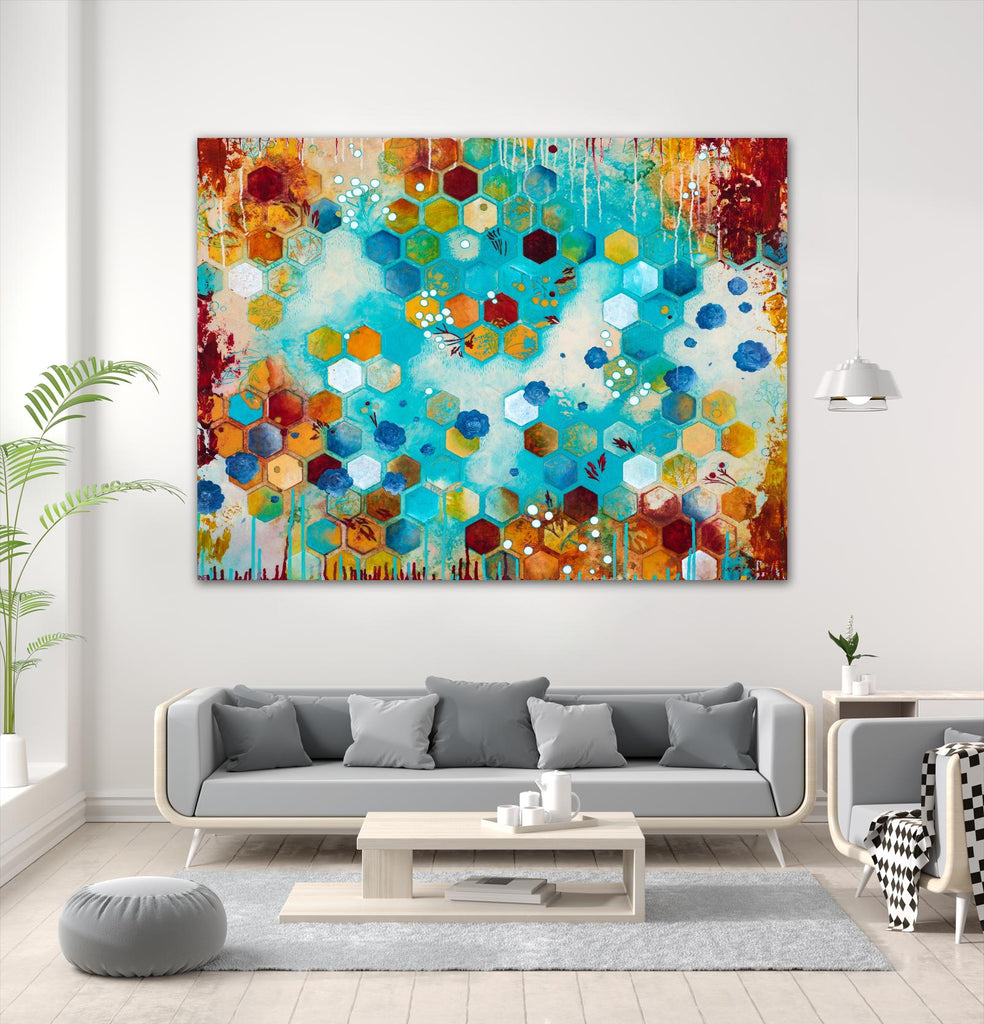 Scattered by Heather Noel Robinson on GIANT ART - multicolor abstracts; contemporary