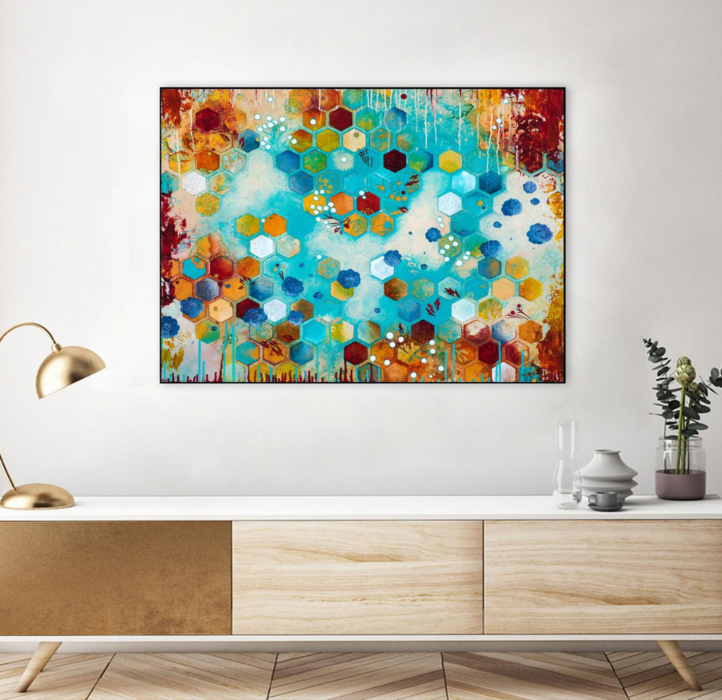 Scattered by Heather Noel Robinson on GIANT ART - multicolor abstracts; contemporary