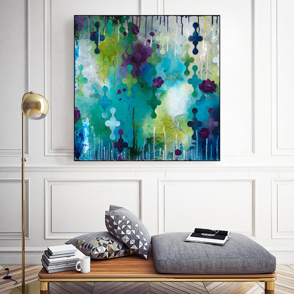 Seafoam Storm One by Heather Noel Robinson on GIANT ART - multicolor abstracts; contemporary