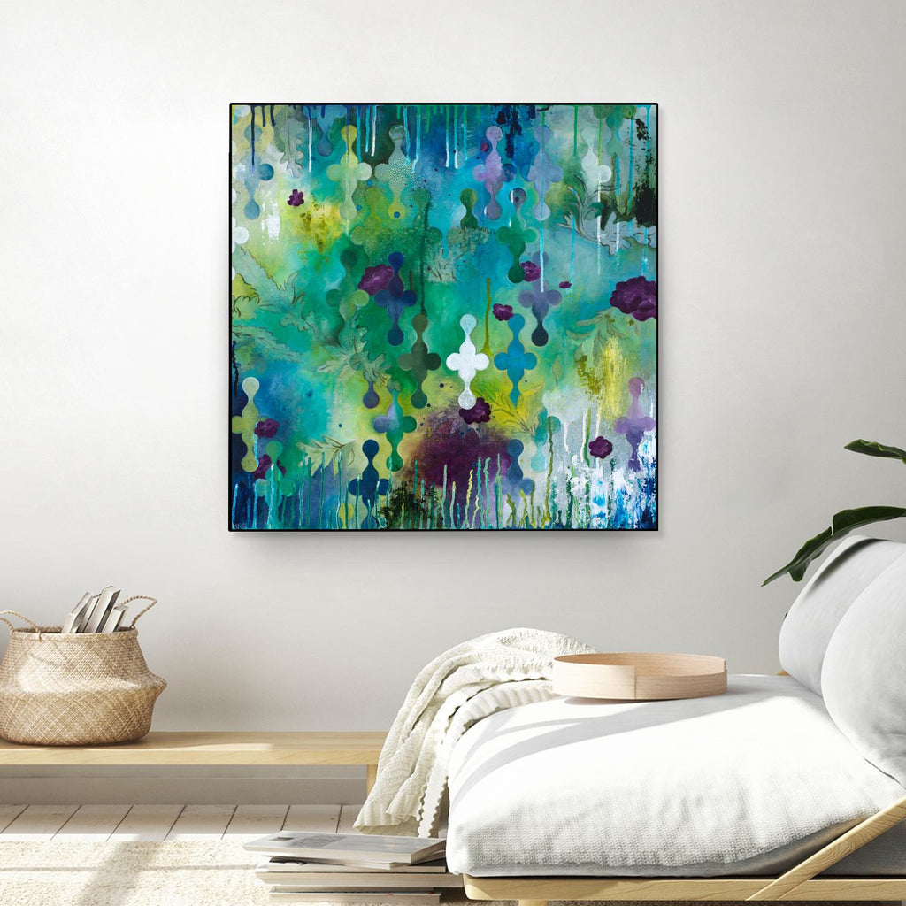 Seafoam Storm Two by Heather Noel Robinson on GIANT ART - multicolor abstracts; contemporary