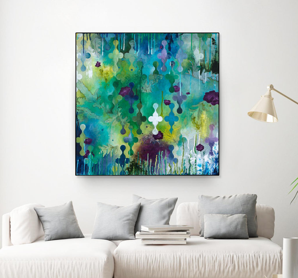 Seafoam Storm Two by Heather Noel Robinson on GIANT ART - multicolor abstracts; contemporary