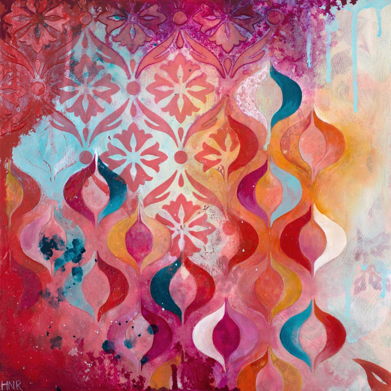 Sweet Hot by Heather Noel Robinson on GIANT ART - multicolor abstracts; contemporary