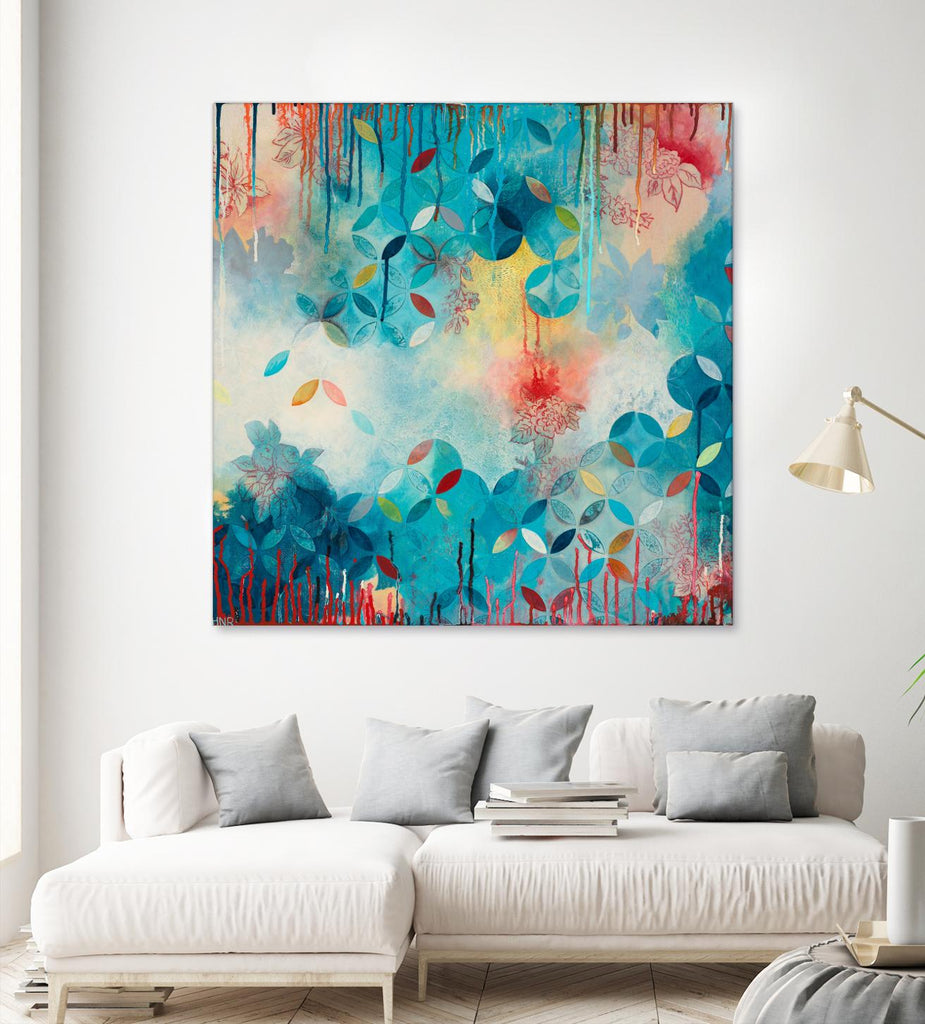 Tranquil Eden 1 by Heather Noel Robinson on GIANT ART - multicolor abstracts; contemporary