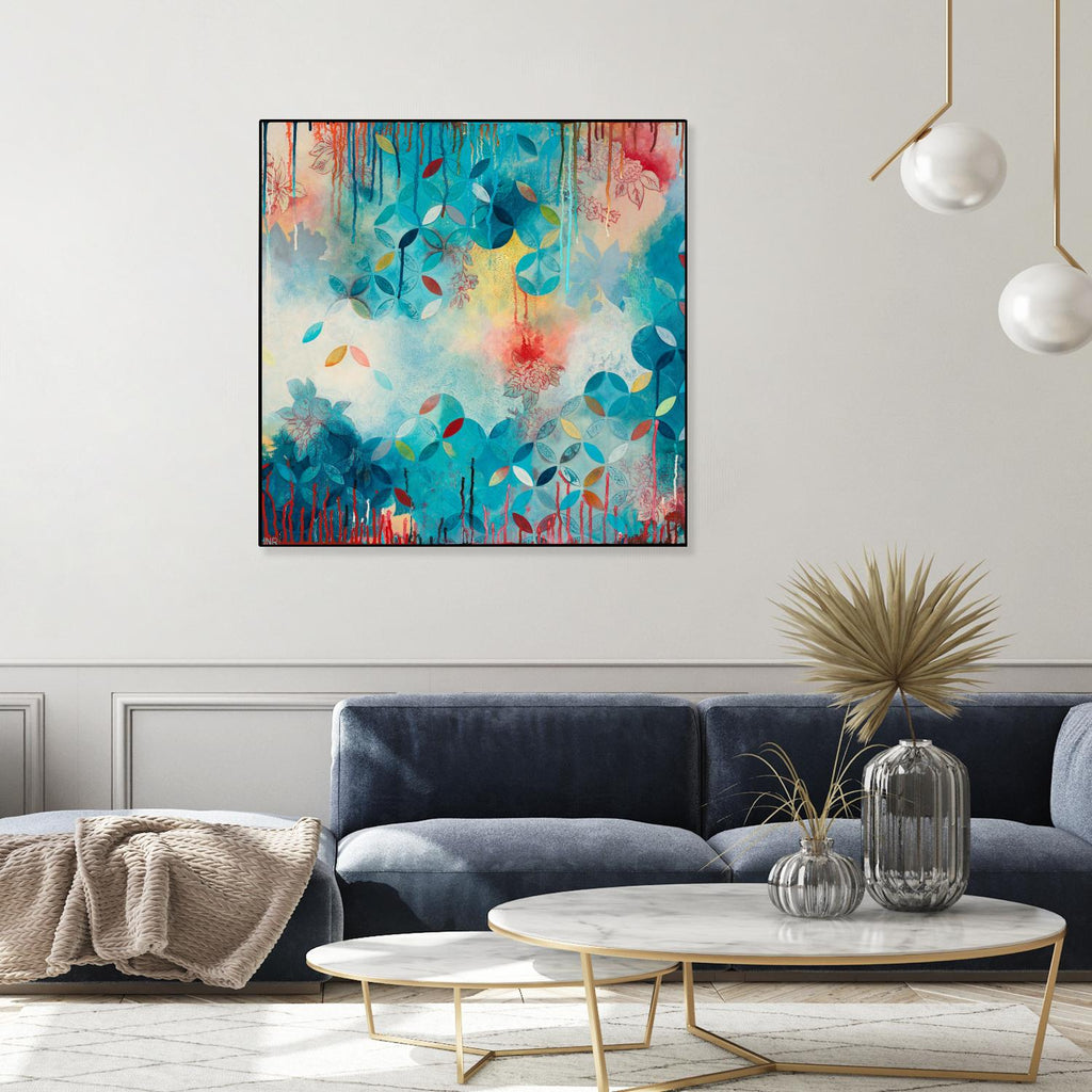 Tranquil Eden 1 by Heather Noel Robinson on GIANT ART - multicolor abstracts; contemporary