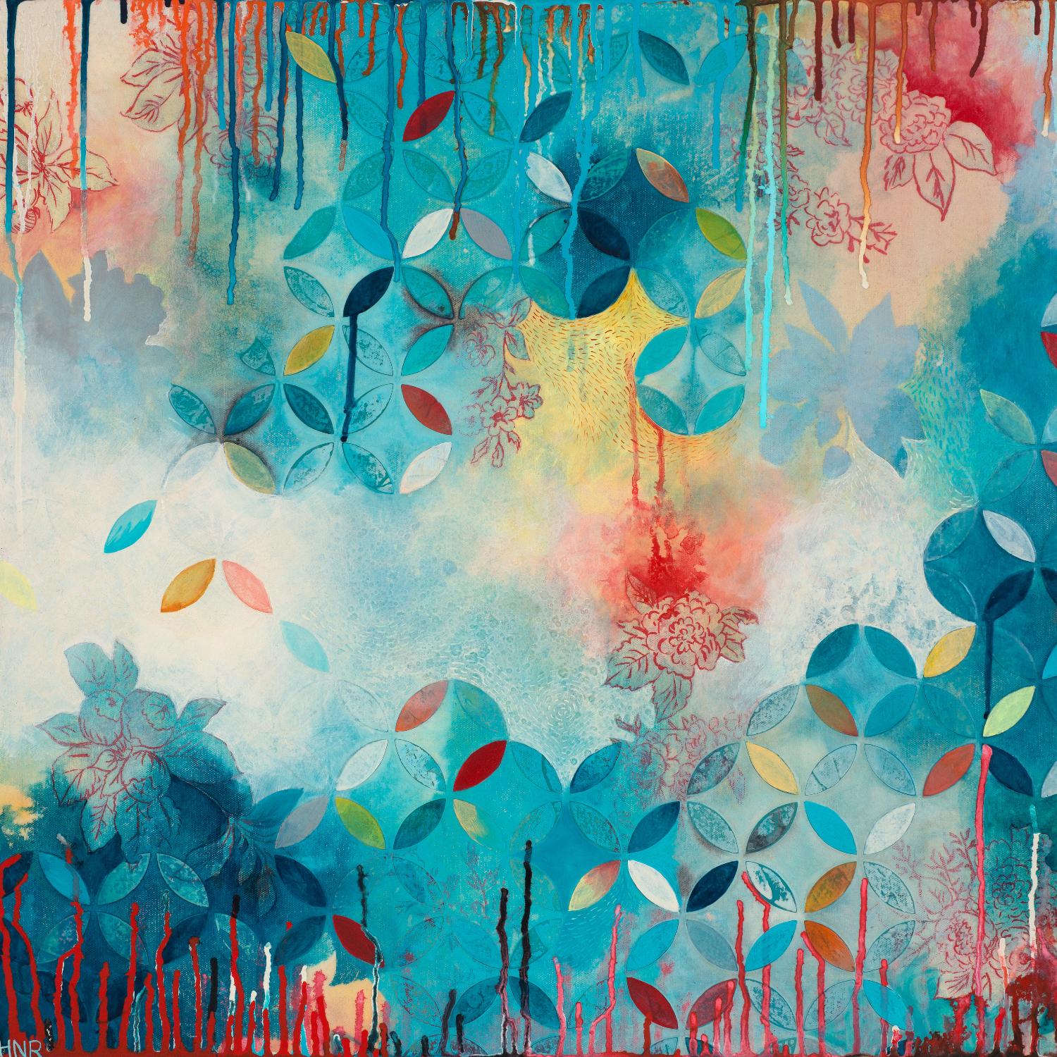 Tranquil Eden 1 by Heather Noel Robinson on GIANT ART - multicolor abstracts; contemporary