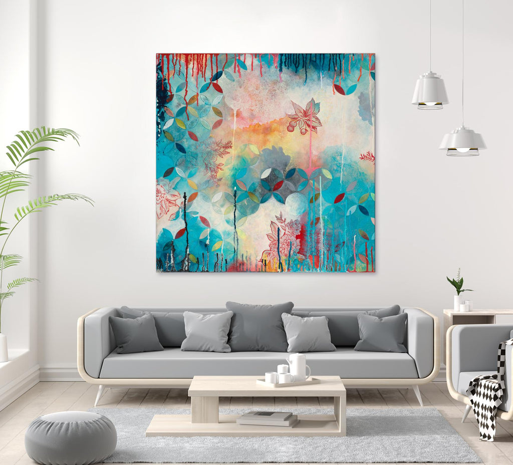 Tranquil Eden 3 by Heather Noel Robinson on GIANT ART - multicolor abstracts; contemporary