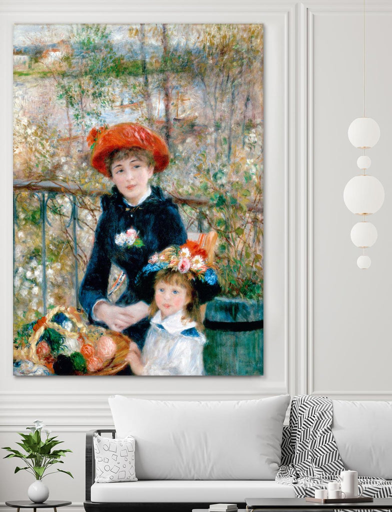 The Two Sisters, On the Terrace, 1881 by Pierre Auguste Renoir on GIANT ART - museum museum