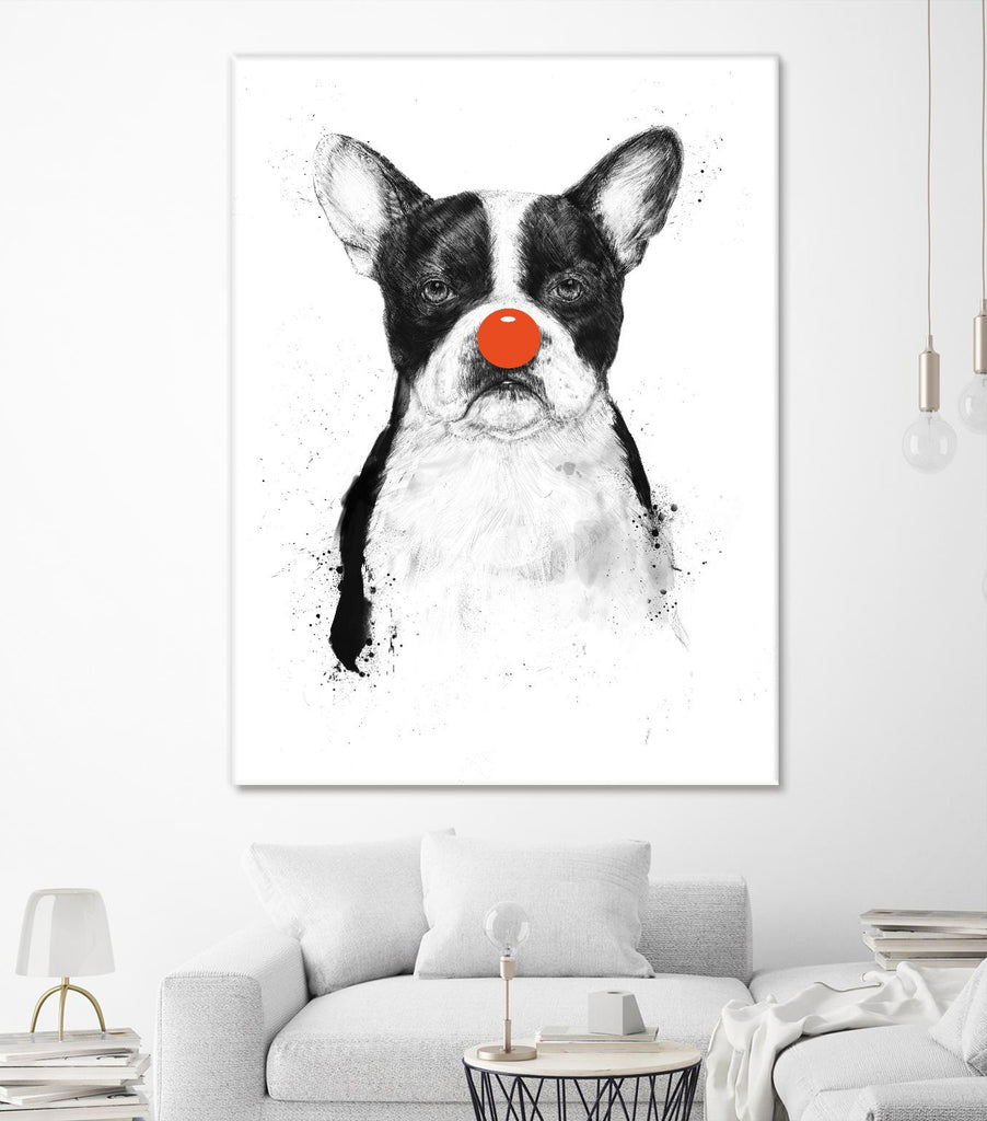 I'm Not Your Clown by Balazs Solti on GIANT ART - white animals