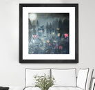 Moonlit Moment by Dawn Stacey on GIANT ART - multicolor contemporary; animals; landscapes