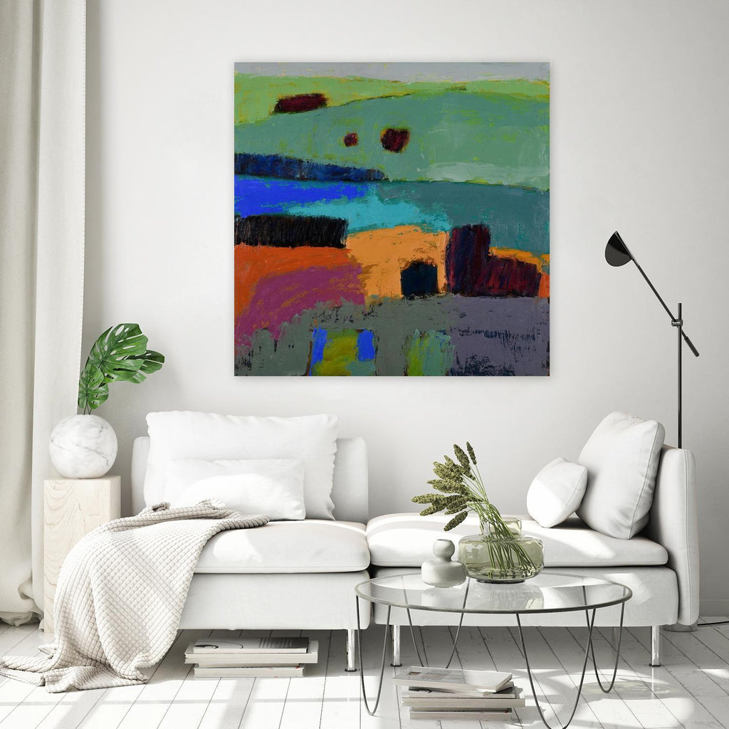 From What I Saw by Jane Schmidt on GIANT ART - multicolor contemporary; landscapes