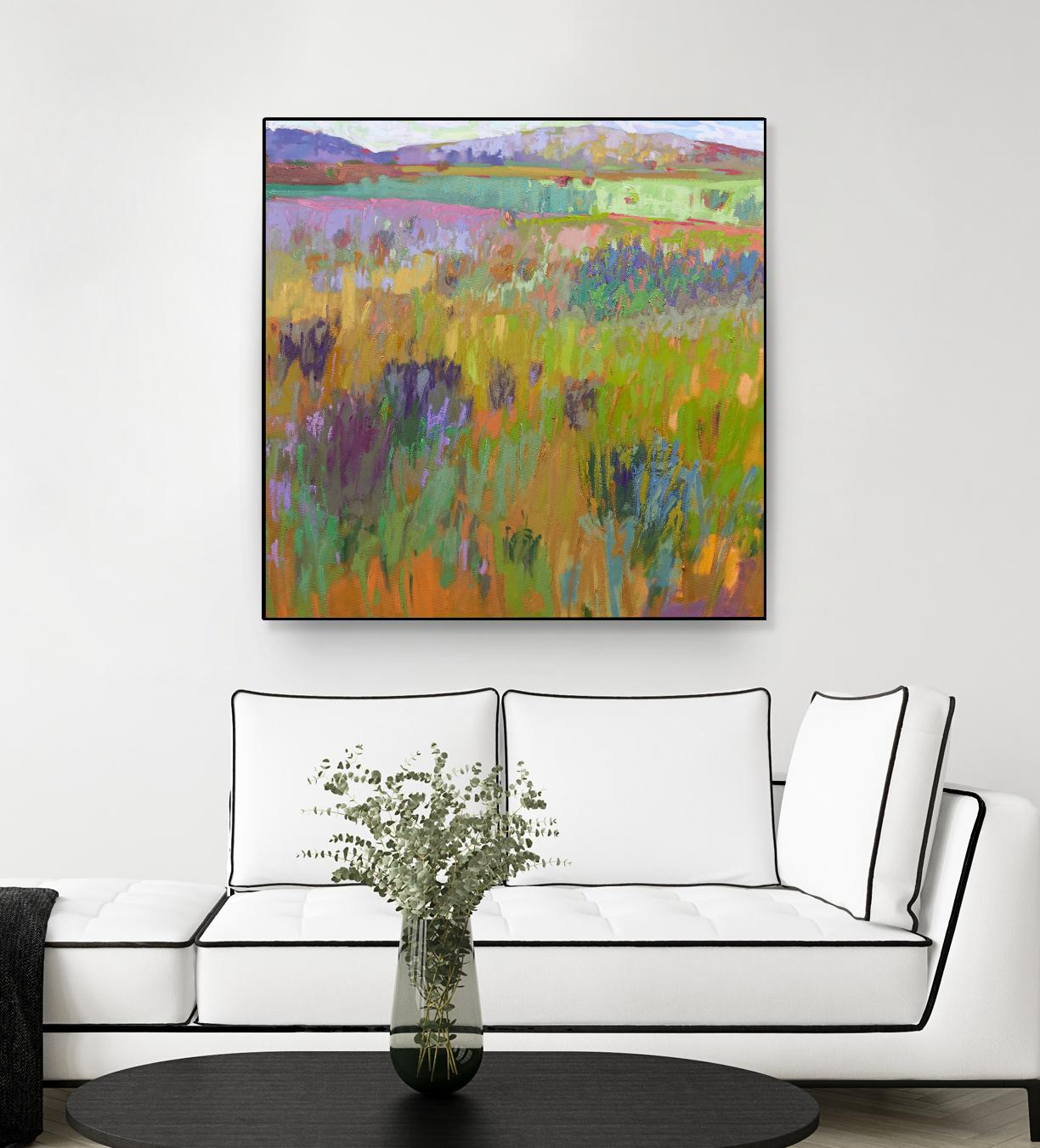 After a Spring Rain by Jane Schmidt on GIANT ART - multicolor landscapes; contemporary