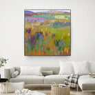 After a Spring Rain by Jane Schmidt on GIANT ART - multicolor landscapes; contemporary