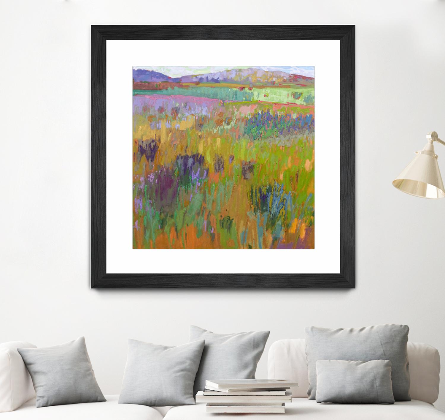After a Spring Rain by Jane Schmidt on GIANT ART - multicolor landscapes; contemporary