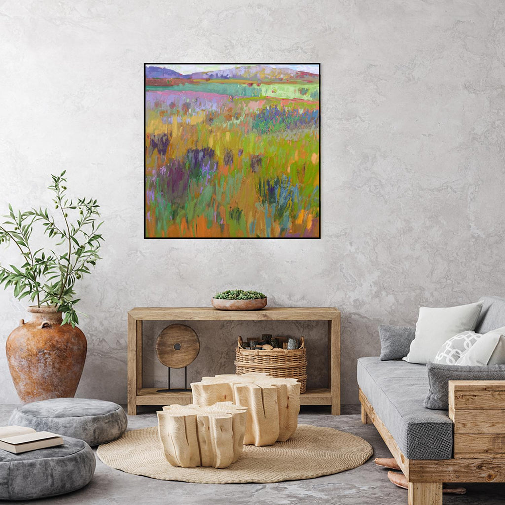 After a Spring Rain by Jane Schmidt on GIANT ART - multicolor landscapes; contemporary
