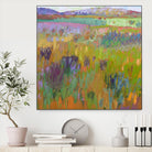 After a Spring Rain by Jane Schmidt on GIANT ART - multicolor landscapes; contemporary