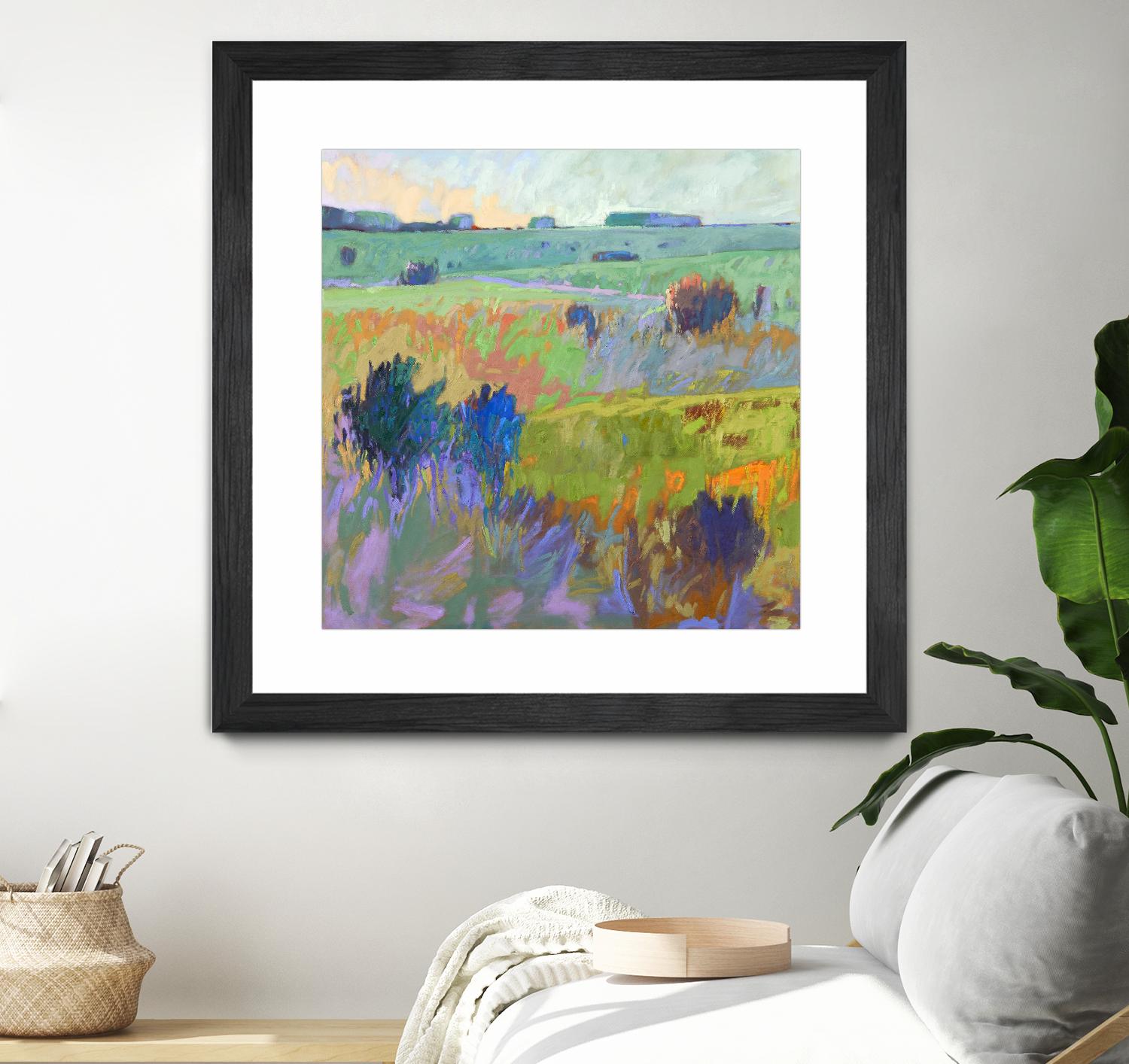 From Here to There by Jane Schmidt on GIANT ART - multicolor landscapes; contemporary