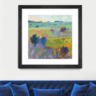 From Here to There by Jane Schmidt on GIANT ART - multicolor landscapes; contemporary